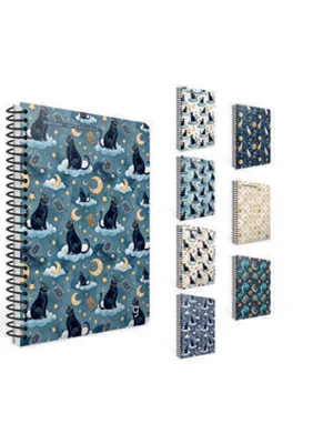 Gıpta Fortune 17x24 Karton Kapak Spiralli Defter Çizgili 80 Yp 8436