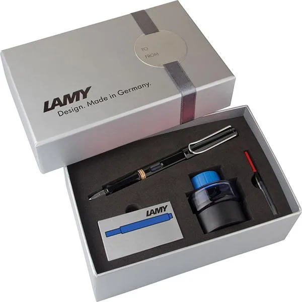 Lamy Safari Dolma Kalem+mürekkep+kartuş Parlak Siyah S19sds-m
