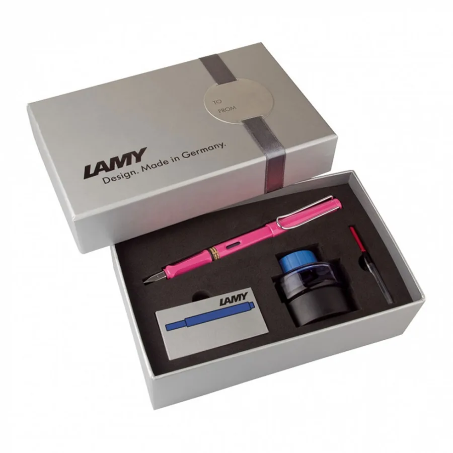 Lamy Safari Dolma Kalem+mürekkep+kartuş Pembe S13pds-m