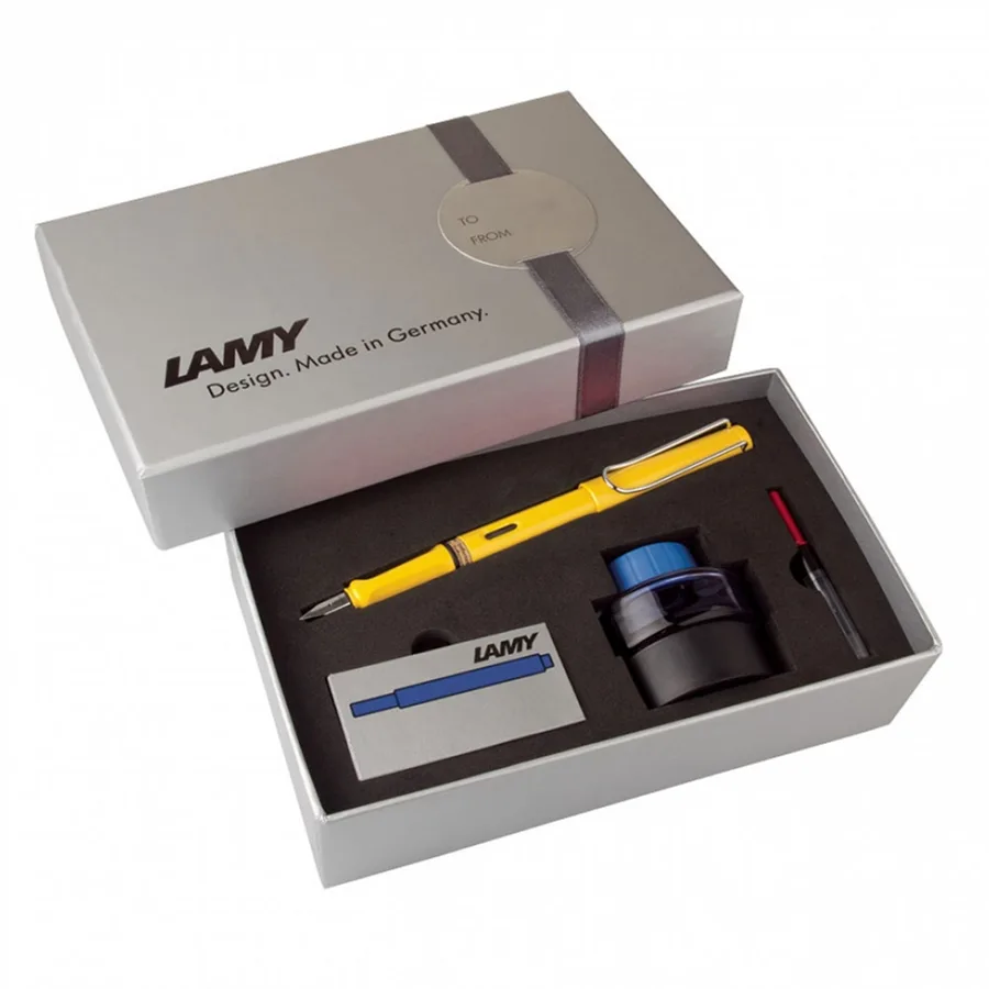 Lamy Safari Dolma Kalem+mürekkep+kartuş Sarı S18ds-m