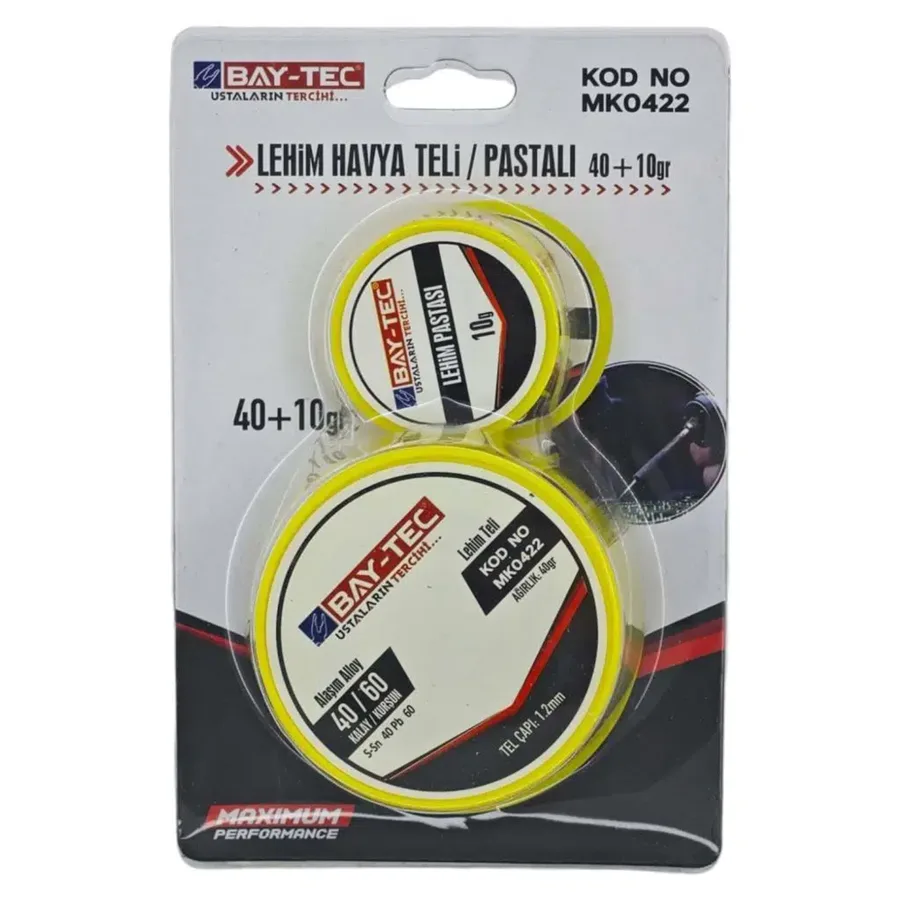 Bay-tec Mk-0422 Pastalı Lehim Havya Seti