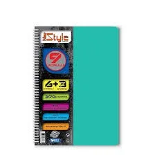 U-deep A4 Pp Kapak Spiralli Defter 5+2 Bölmeli 175 Yp