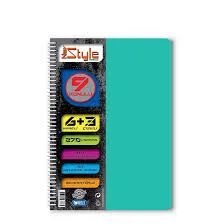 U-deep A4 Pp Kapak Spiralli Defter 6+3 Bölmeli 225 Yp