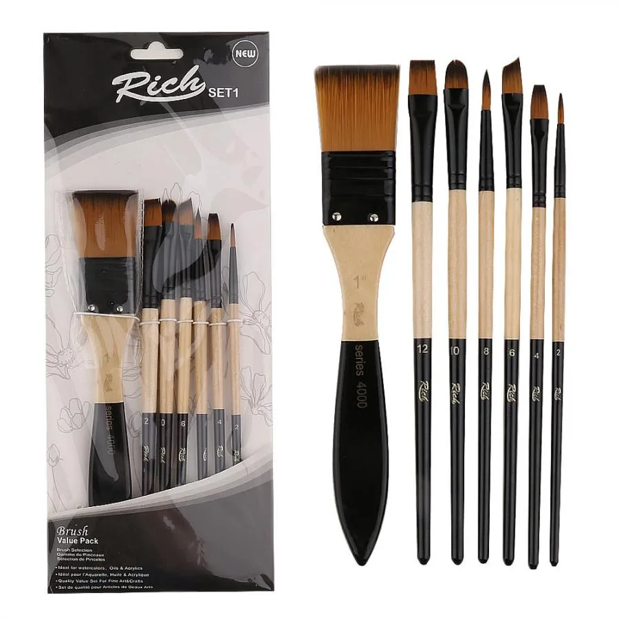 Rich Fırça Seti 7"li Set-1