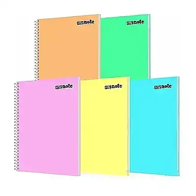 Umur Mynote Flex Pastel A5 Pp Kapak Spiralli Defter Çizgili 100 Yp Mfxpa-a5100-ç