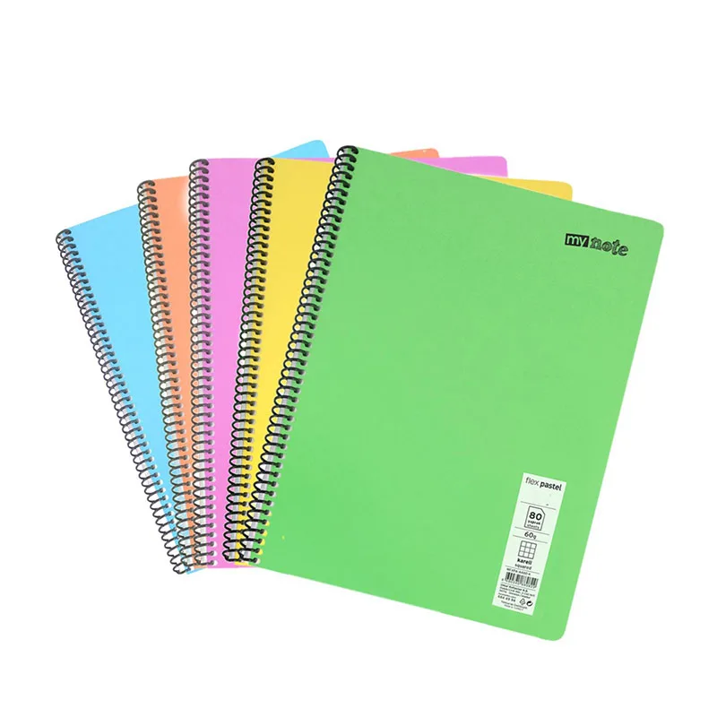 Umur Mynote Flex Pastel A4 Pp Kapak Spiralli Defter Çizgisiz 72 Yp Mfxpa-a472-çz