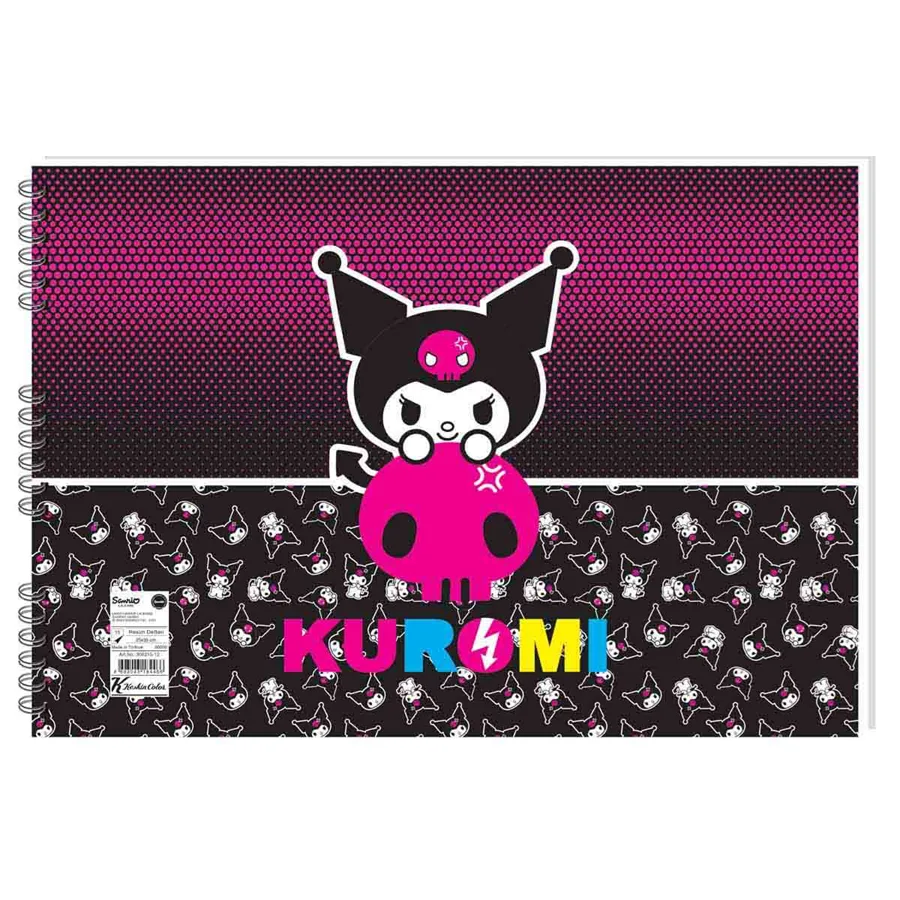Keskin Color Kuromi 25x35 Cm Spiralli Resim Defteri 15 Yp 300215-12