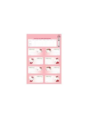 Keskin Color Capy Okul Etiketi Ders Programlı 3 Lü 220130-98