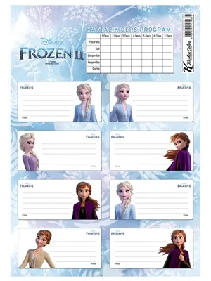 Keskin Color Capy Okul Etiketi Ders Programlı 3 Lü 220130-98