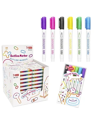 Mikro Outline Marker Kalem 6"lı Mk-622