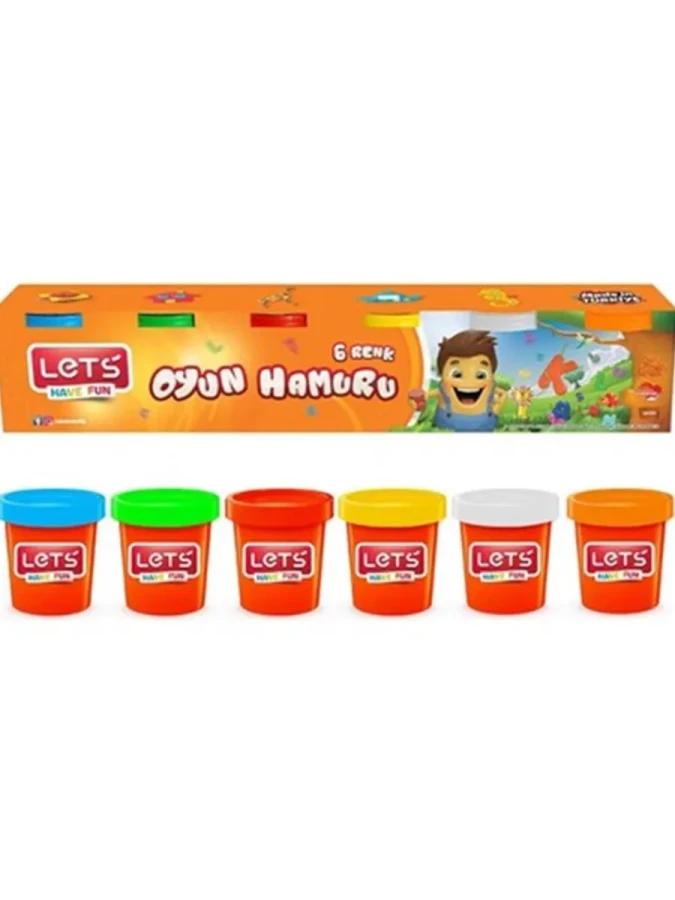 Lets Oyun Hamuru 6 Renk 660 Gr L8450