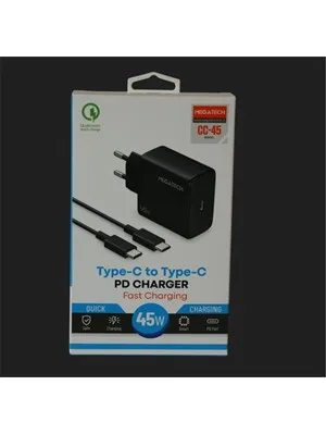 Megatech Mt-25w Pd Type-c To Type-c Kablo ve Şarj Aleti