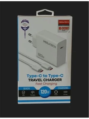 Megatech Mt-25w Pd Type-c To Type-c Kablo ve Şarj Aleti