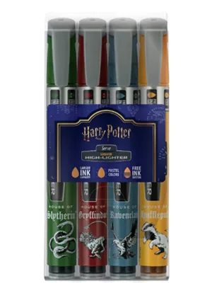 Serve Likit Fosforlu Kalem Harry Potter 4 Lü Set Sv-lktfp4hp