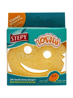 Stepy Happy Twins Çift Taraflı Ovma Süngeri 2020286