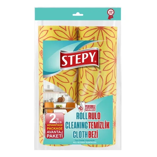 Stepy Kullan At Temizlik Bezi 2"li Eko Mega Rulo 2020162