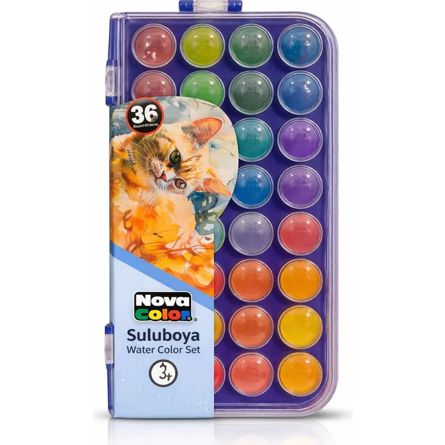 Novacolor 36 Renk Sulu Boya Fırçalı Nc-426