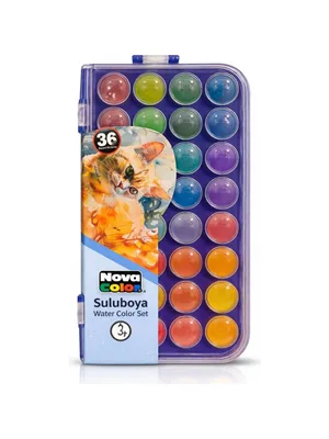 Novacolor 36 Renk Sulu Boya Fırçalı Nc-426