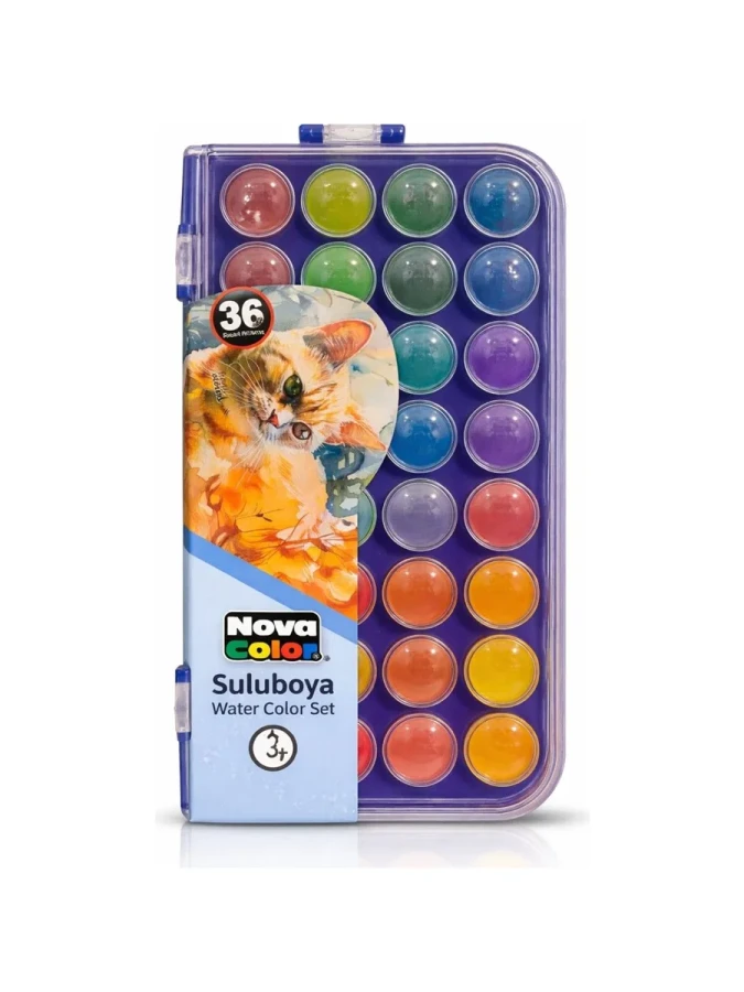 Novacolor 36 Renk Sulu Boya Fırçalı Nc-426