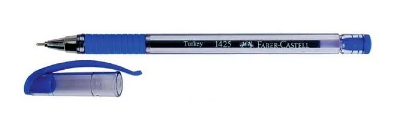 Faber Castell 1425 İğne Uçlu Tükenmez Kalem Mavi