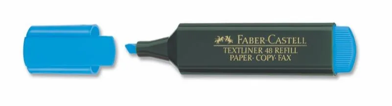 Faber Castell Fosforlu Kalem Mavi 1548