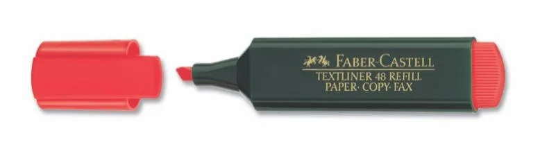 Faber Castell Fosforlu Kalem Kırmızı 154821