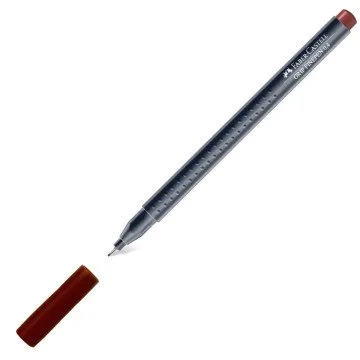 Faber Castell Grıp Finepen 0.4 Mm Kahverengi