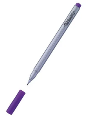 Faber Castell Grıp Finepen 0.4 Mm Mor