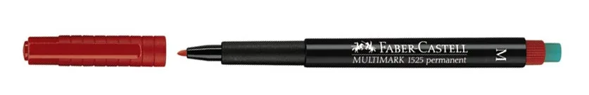 Faber Castell Permanent Kalem (m) Kırmızı