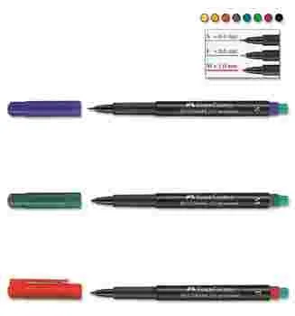 Faber Castell Permanent Kalem (f) Kırmızı