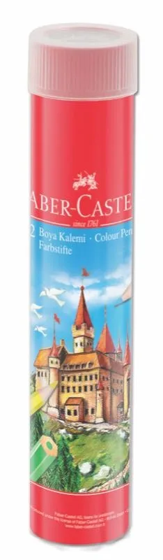 Faber Castell Kuruboya Metal Kutu 12 Renk 165120