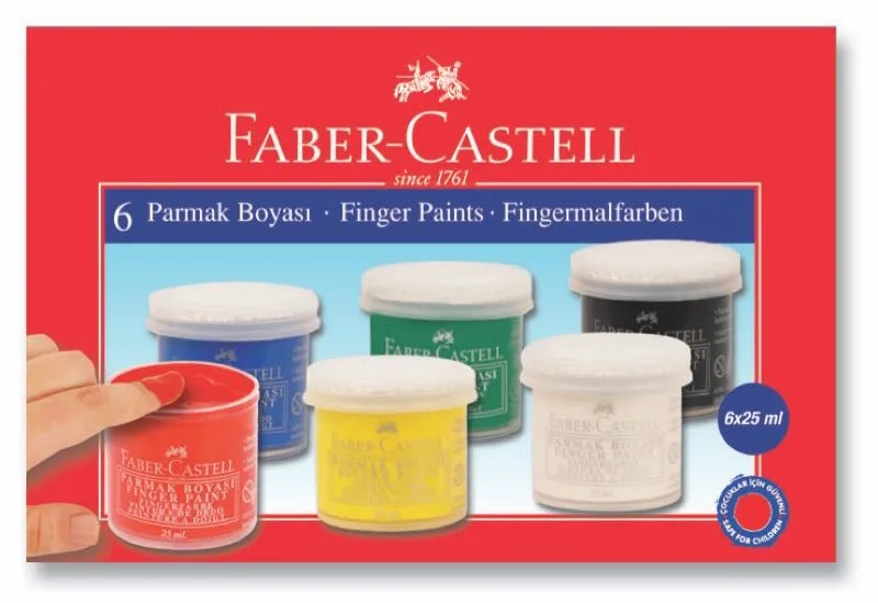 Faber Castell Parmak Boyası 6 Lı 160402