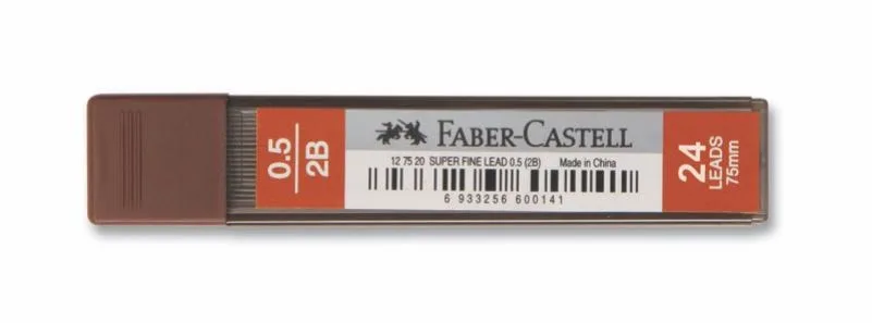 Faber Castell Super Fine Min 0.5 2b 75 Mm 127520