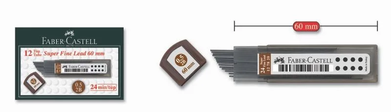 Faber Castell Grıp Min 0.5 2b 60 Mm