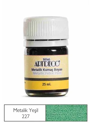 Artdeco 25 Ml Metalik Kumaş Boyası Yeşil 11a-227