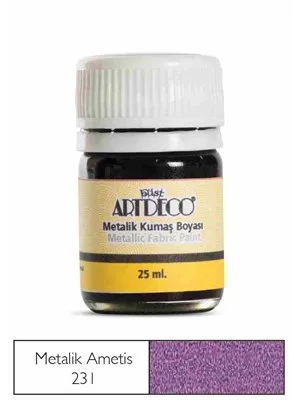Artdeco 25 Ml Metalik Kumaş Boyası Amethiyste 11a-231
