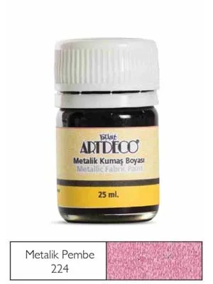 Artdeco 25 Ml Metalik Kumaş Boyası Pembe 11a-224