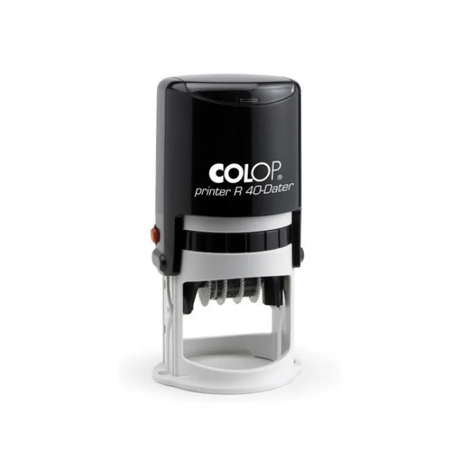 Colop R40 Tarih Kaşesi Siyah