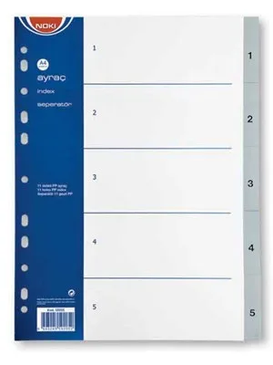 Noki 1-5 Rakamlı Seperatör 59205