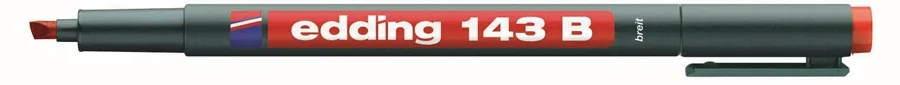 Edding 143b Asetat Kalemi Kırmızı