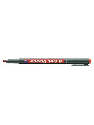 Edding 143b Asetat Kalemi Kırmızı
