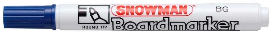 Snowman Bg-12 Tahta Kalemi Mavi