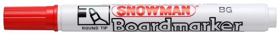 Snowman Bg-12 Tahta Kalemi Kırmızı