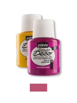 Pebeo Deco 110 Ml Ahşap Boyası Limon Sarı 56