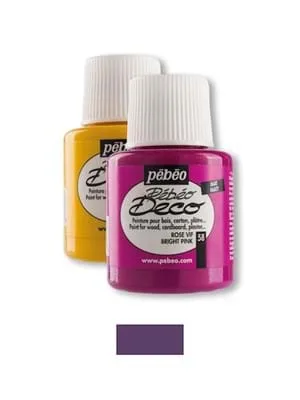 Pebeo Deco 110 Ml Ahşap Boyası Koyu Pembe 44