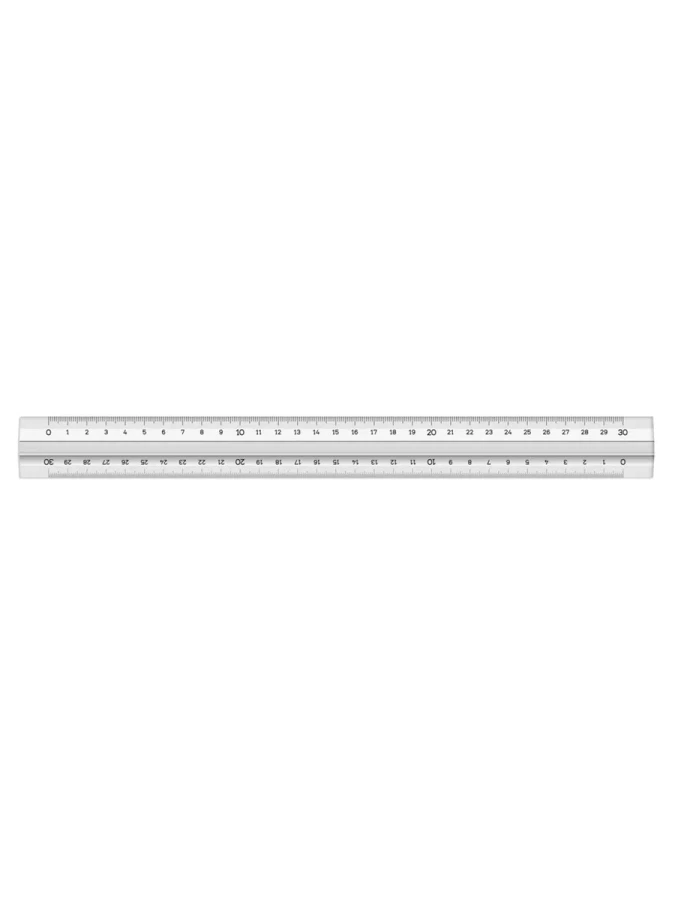 Hatas 30 Cm Tribledesimetre Şeffaf 00250