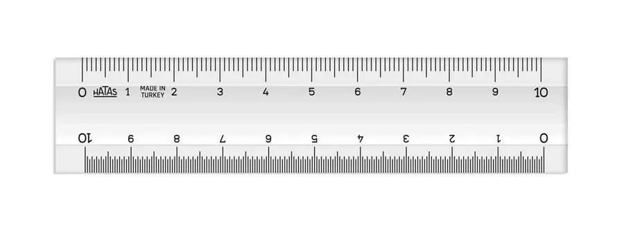 Hatas 10 Cm Cetvel Cep Desimetresi