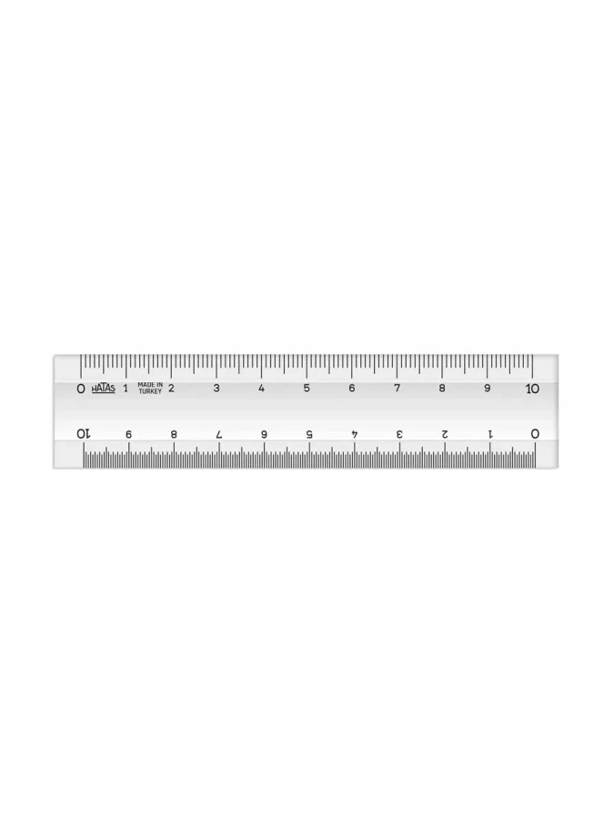 Hatas 10 Cm Cetvel Cep Desimetresi