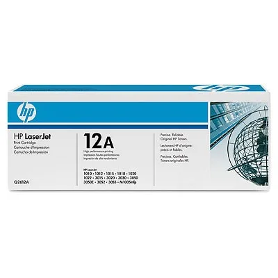 Hp Q2612a Orijinal Laser Toner Siyah 1010/1012/1020/m1005