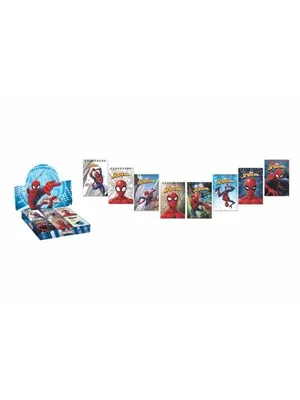 Keskin Color Spiderman A7 Spiralli Karton Kapak Bloknot Çizgili 42 Yp 140100-06